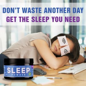 Sleep Ad Girl on desk square